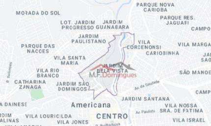Terreno à venda, 174 m² por R$ 197.000,00 - Jardim Bela Vista - Americana/SP