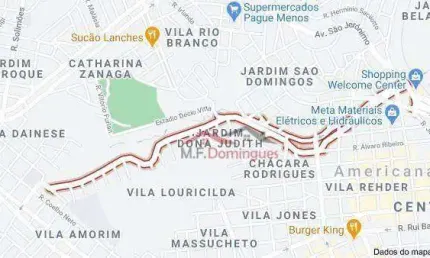 Terreno para alugar, 310 m² por R$ 800,00/mês - Jardim Dona Judith - Americana/SP
