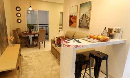 Apartamento com 2 dormitórios à venda, 59 m² por R$ 253.000,00 - Balneário Salto Grande - Americana/SP