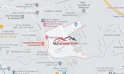 Terreno à venda, 570 m² por R$ 456.000,00 - Santa Cruz - Americana/SP