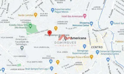 Terreno para alugar, 417 m² por R$ 1.100,00/mês - Jardim Dona Judith - Americana/SP
