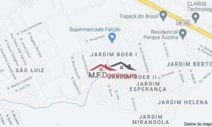 Terreno à venda, 207 m² por R$ 220.000,00 - Jardim Boer II - Americana/SP