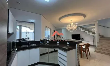 Sobrado com 3 dormitórios à venda, 247 m² por r$ 970.000,00 - jardim cândido bertini - santa bárbara d'oeste/sp