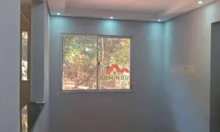 Apartamento com 2 dormitórios para alugar, 55 m² por R$ 1.390,00/mês - Chácara Letônia - Americana/SP