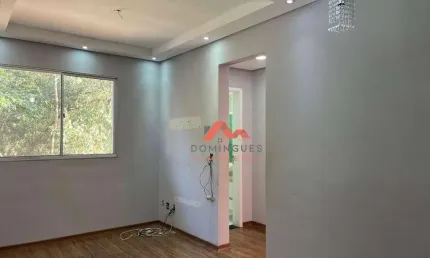 Apartamento com 2 dormitórios para alugar, 55 m² por r$ 1.390,00/mês - chácara letônia - americana/sp