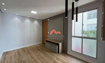 Apartamento com 2 dormitórios à venda, 50 m² por r$ 265.000 - jardim terramérica i - americana/sp