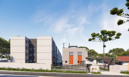 Apartamento com 2 quartos à venda na rua poeta orlando ferreira, 55, loteamento bieda, campo largo por r$ 262.000