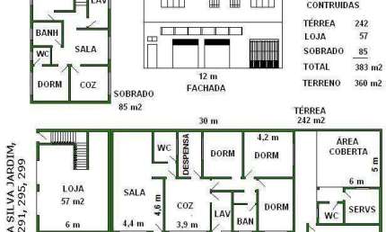 Casa comercial à venda, Centro, São Bernardo do Campo.