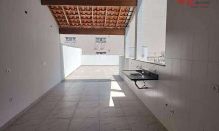 Cobertura com 3 dormitórios à venda, 73 m² por R$ 850.000,00 - Campestre - Santo André/SP