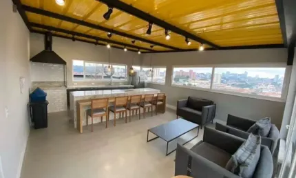 Apartamento a venda com 2 dormitórios, 1 vaga de garagem, totalmente mobiliado no jardim paraiso