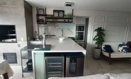 Apartamento para venda com 2 dormitórios, sala estendida, 01 suíte, 2 vagas e espaço gourmet