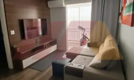 Apartamento para venda e locação com 1 dormitório totalmente mobiliado