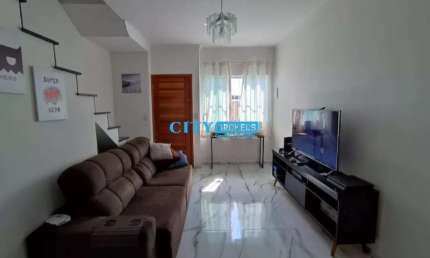 Casa em condomínio fechado com 2 quartos à venda na Rua Bonifácio da Trindade, --, Vila Costa Melo, São Paulo por R$ 350.000