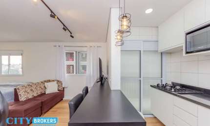 Apartamento com 1 quarto à venda na Rua Clodomiro de Oliveira, --, Vila Andrade, São Paulo por R$ 240.000