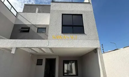 Casa em condomínio fechado com 4 quartos à venda na Rua Doutor Heleno da Silveira, 535, Boqueirão, Curitiba