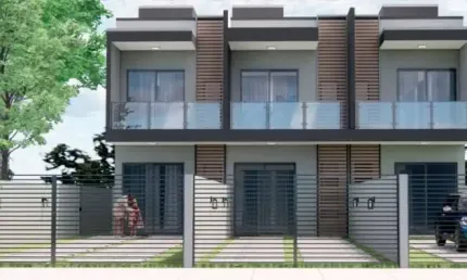 Casas Geminadas em São João do Rio Vermelho - Florianópolis: 120m², 3 dormitórios, 3 suítes, 3 banheiros por R$600k - Venda