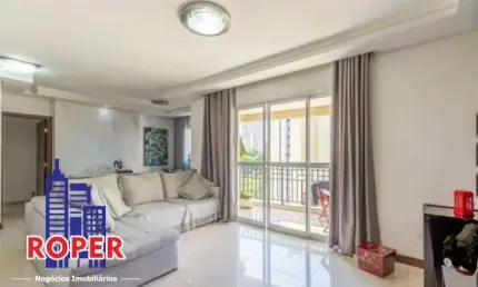 Excelente apartamento de alto padrão com 141 m²/3 suites/3 vagas/ varanda à venda próximo ao shopping analia franco, são paulo