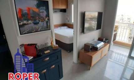 LINDO APARTAMENTO DE 34 M²/1 DORMITÓRIO/1 VAGA À VENDA NO BRÁS, SÃO PAULO