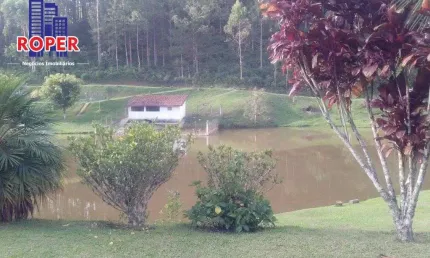 EXCELENTE SITIO COM ESCRITURA DE 44.355 M²/CASA SEDE/LAGO À VENDA EM JUQUITIBA.