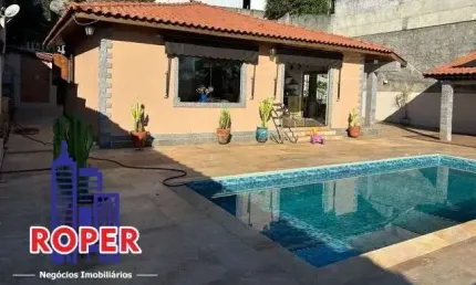 EXCELENTE CHÁCARA COM ESCRITURA E ACEITA FINANCIAMENTO DE 1.380 M²/ CASA SEDE/PISCINA/ESPAÇO GOURMET À VENDA EM MAIRIPORÃ