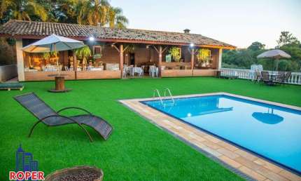EXCELENTE CHÁCARA DE 5.000 M²/CASA SEDE/SALÃO DE FESTA E GOURMET À VENDA EM BRAGANÇA PAULISTA