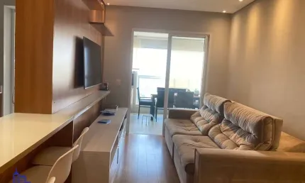 Lindo apartamento mobiliado com 92 m²/3 dormitórios/2 vagas à venda no tatuapé