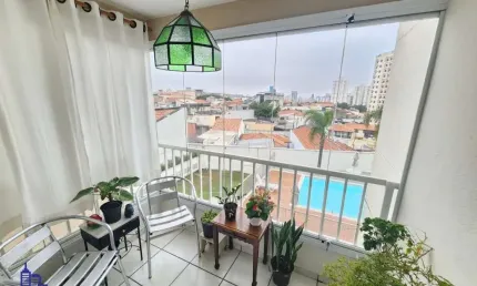LINDO APARTAMENTO DE 63 M²/2 DORMITÓRIOS/1 VAGA À VENDA NA VILA ORATÓRIO