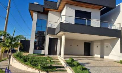 LINDO SOBRADO DE 252 M²/4 DORMITÓRIOS/6 VAGAS/ ESPAÇO GOURMET COM PISCINA À VENDA NO CONDOMINIO FECHADO EM HORTOLÂNDIA