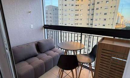 LINDO STUDIO MOBILIADO COM 28 M²/VARANDA PARA ALUGAR NA VILA MARIANA