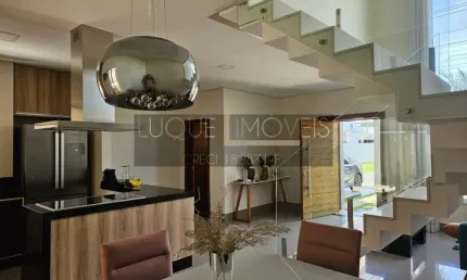 Casa em condomínio fechado com 3 quartos à venda no Jardim Park Real, Indaiatuba  por R$ 1.021.000