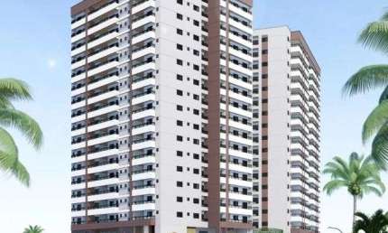 Apartamento frente mar com piscina em Praia Grande.