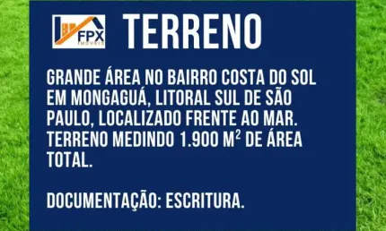 Terreno à venda na Avenida Marina, 15, Balneário Costa Sol, Mongaguá