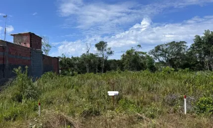Terreno com liberação ambiental e escritura em Itanhaém.