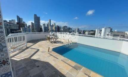 Apartamento para Venda em Salvador, Chame-chame, 4 dormitórios, 2 suítes, 4 banheiros, 3 vagas