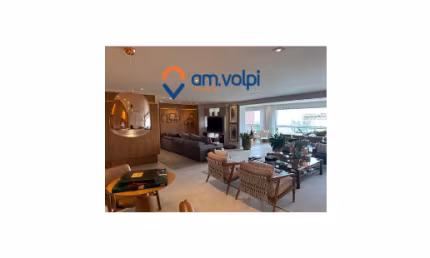 Lindo Apartamento Helbor Classic Mobiliado 197m2 3 Suítes 3 vagas Terraço Gourmet Andar Alto Com Vista para o Bosque Maia