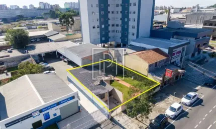 Terreno à venda na joão palomeque, 216, portão, curitiba, 300 m2 por r$ 795.000