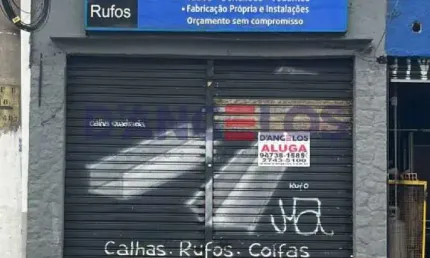 Salão comercial para locação na Jardim Brasília, São Paulo-SP: 55m², 1 sala e 2 banheiros!