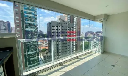 Lindo Apartamento à venda em São Paulo-SP, No Anália Franco 1 quarto, 2 salas, 1 banheiro, 1 vaga, 52 m². Confira já!
