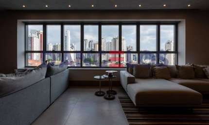 Excelente Apartamento de luxo no Tatuapé, São Paulo-SP com 4 suítes, 337m² e 5 vagas -  é o residencial mais alto e o quarto edifício mais alto de SP