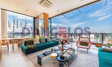 Cobertura de luxo no Jardim Paulista com 4 quartos, 4 suítes e 5 vagas de garagem!
