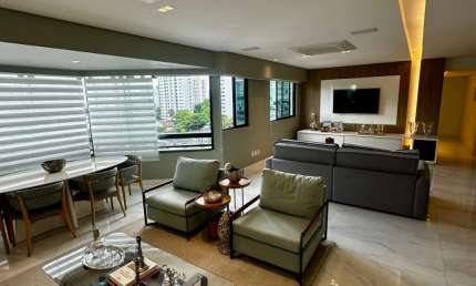 Edf. Maria Diva - Apartamento no Bairro de Casa Forte com 3 quartos sendo 3 suítes  com 150m² por R$ 1.900.000,00.