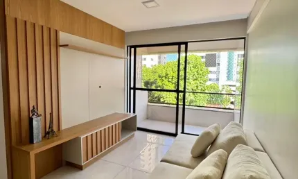 Edf. imperial park - apartamento no bairro da madalena com 2 quartos sendo 1 suíte com 69m² por r$ 480mil.