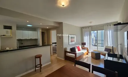 Apartamento de 1 quarto para locação no Jardim Paulista, São Paulo-SP: 1 sala, 1 banheiro, 1 vaga de garagem!