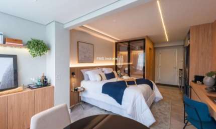 Apartamento à venda na Vila Clementino com 1 quarto e 1 banheiro.
