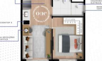 Imperdível! Apartamento à venda em São Paulo-SP, Jardim das Acácias, 1 quarto, 1 sala, 1 banheiro, 28,14m² de área.