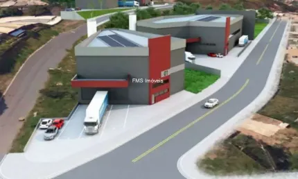Galpão com 800m² para locação em Itapecerica da Serra.