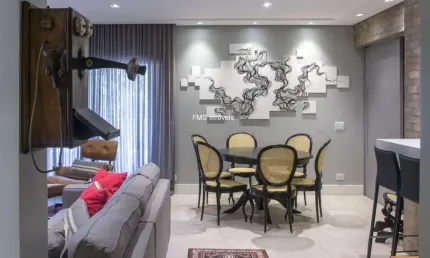 Apartamento à venda em São Paulo-SP, Pinheiros: 3 quartos, 1 sala, 3 banheiros, 2 vagas, 107 m² de área.