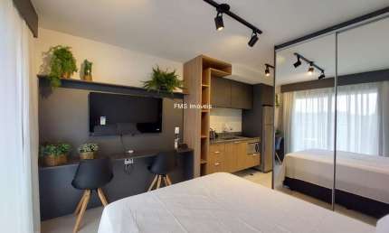 Apartamento com 1 quarto para alugar na Avenida Vereador José Diniz, 341, Alto da Boa Vista, São Paulo