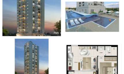 Venda de Apartamento na Vila Andrade: 1 Quarto, 2 Salas, 1 Banheiro, 1 Vaga de Garagem, 38m² - São Paulo-SP