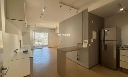 Apartamento à venda no centro de são paulo-sp: 1 quarto, 1 sala, 1 banheiro, 1 vaga de garagem, 46m² de área.